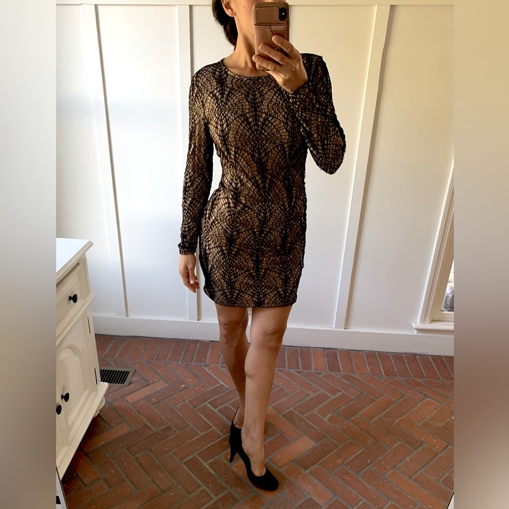 Bloomingdale’s AQUA Lace Mini Dress